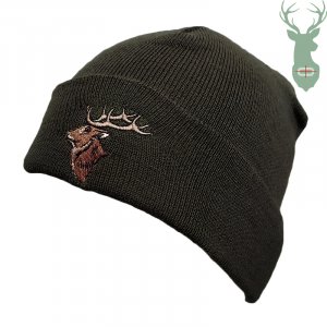 Pletená čiapka - jeleň