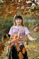 WADERA - Tričko ružové so vzorom - Srnec