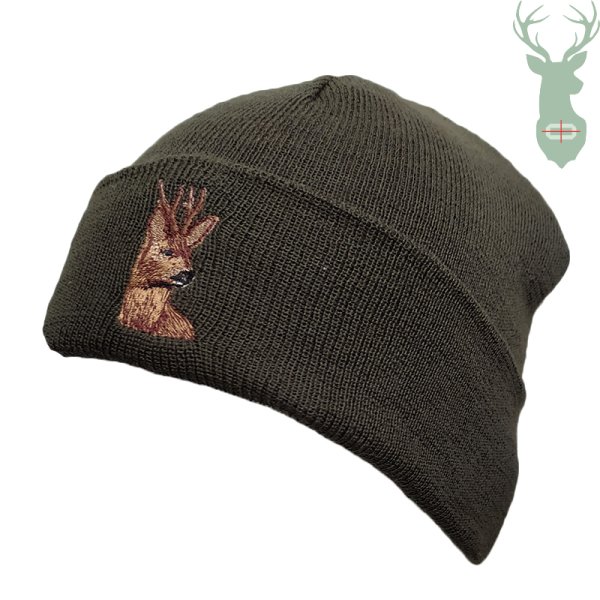 Pletená čiapka - srnec