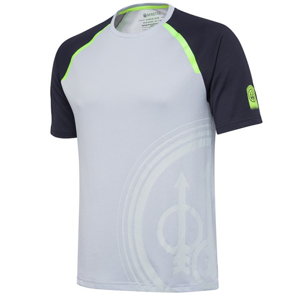 Roundneck Logo tričko - Ice Grey